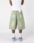 Zitronen-Jeans-Shorts