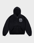 BLACK 6STARS ZIP