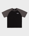 SCHWARZES FUTURA1 RAGLAN-T-SHIRT