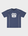 BLAUES TECHNIK-T-SHIRT
