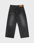 GEWASCHENER GRAUER BEAST-DENIM
