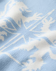 BLAUES BLASON-STRICK