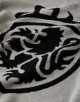 GRAUES WAPPEN-STRICKMUSTER