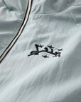 BLAUE WINDBREAKERJACKE