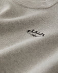 GRAU 6SCHNEE-STRICK