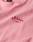 T-Shirt mit rosa Wappen