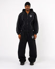 BLACK COAT-OF-WALD TECH ZIP