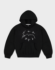 SCHWARZE MARKER-HOODIES