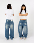 BLAU GEWASCHENER DENIM