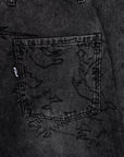 GEWASCHENER GRAUER BEAST-DENIM