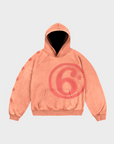 ROTER, SONNENVERWÄSCHE-HOODIE