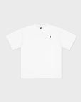 Weißes Puff-T-Shirt
