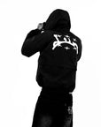 SCHWARZE WINDBREAKER-JACKE