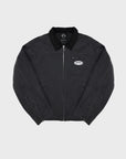 SCHWARZE ARBEITSJACKE AUS CANVAS