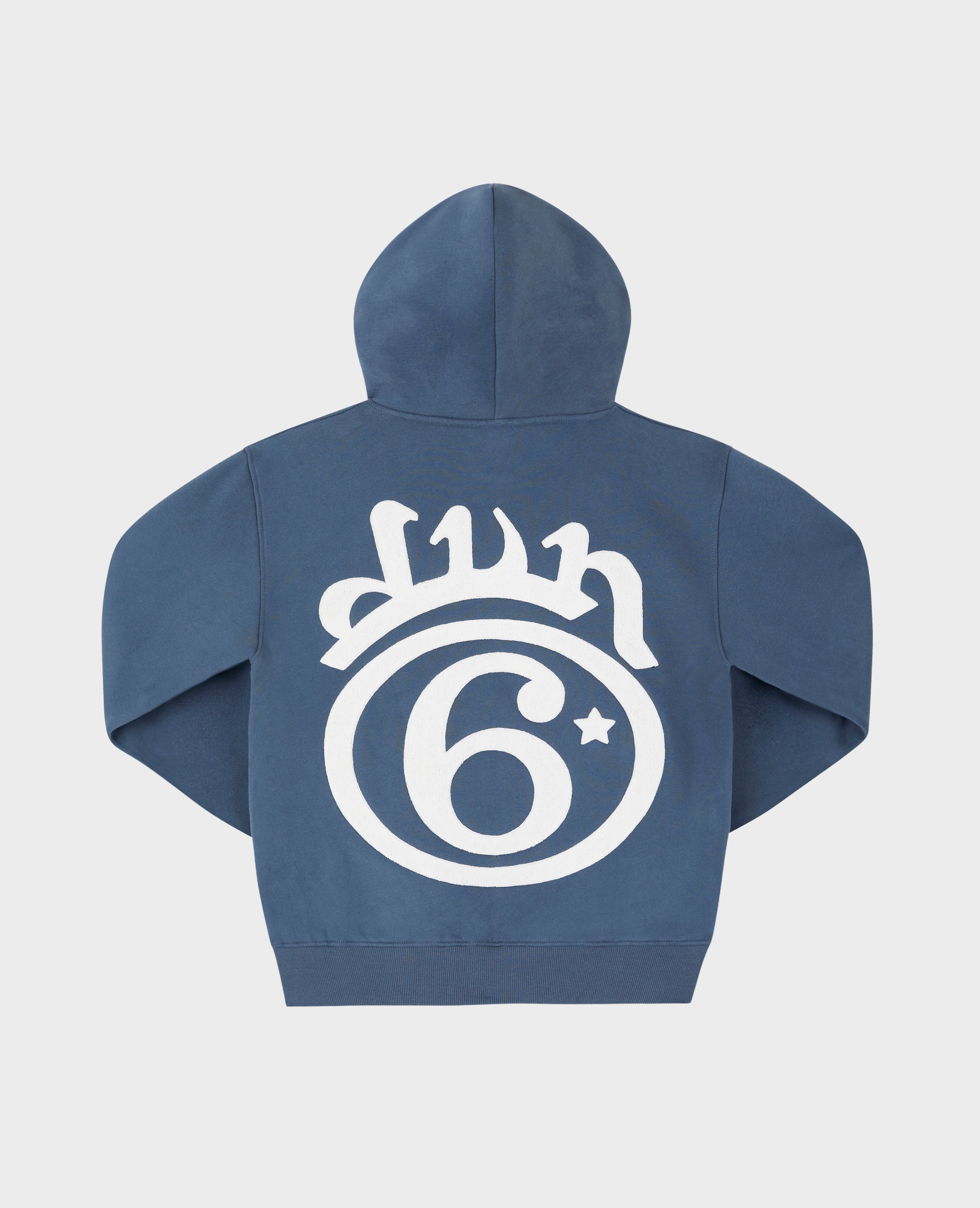 Dunkelblauer 6-Sterne-Hoodie