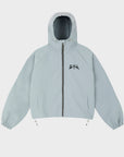 BLAUE WINDBREAKERJACKE