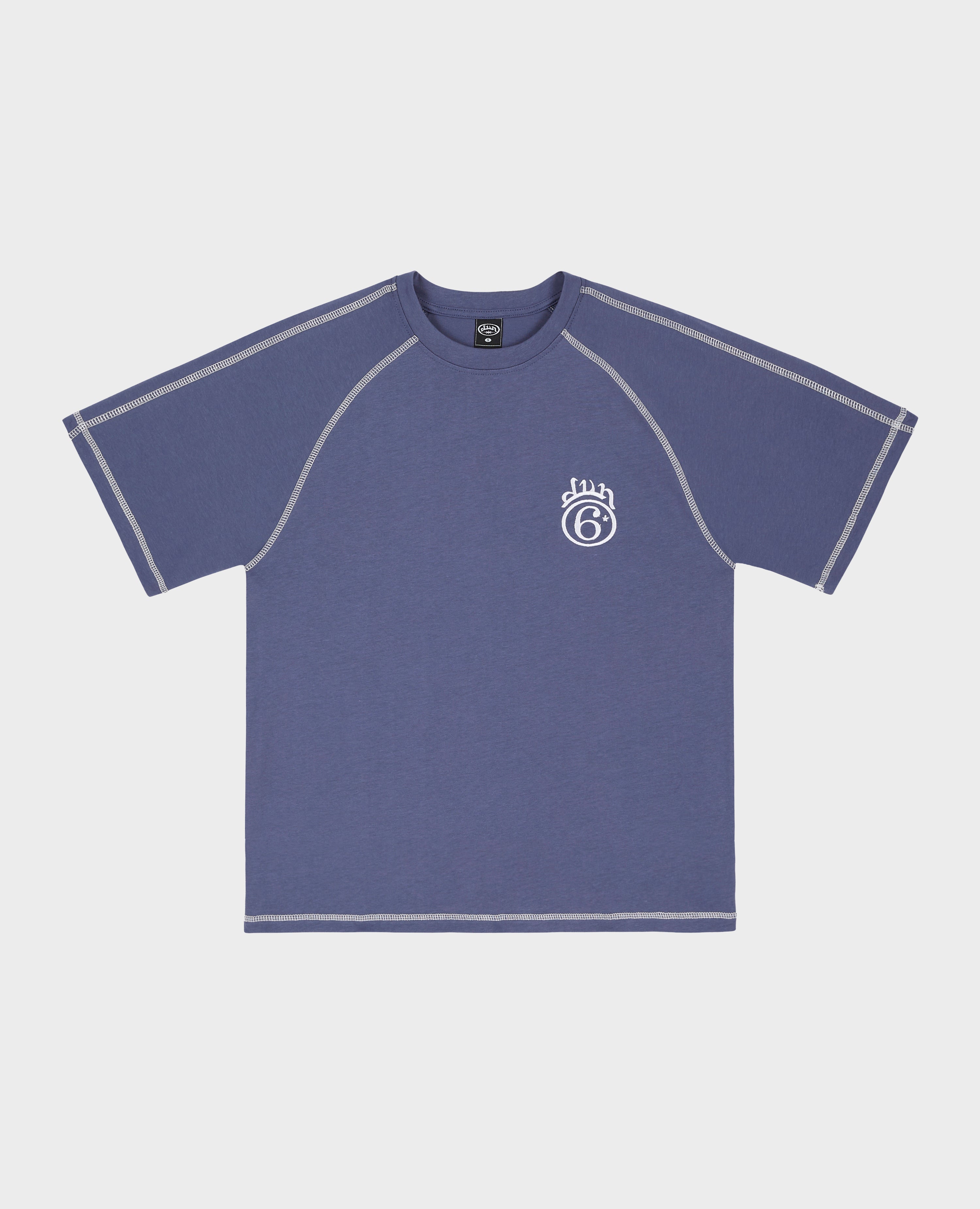 Dunkelblaues 6-Sterne-Tech-T-Shirt