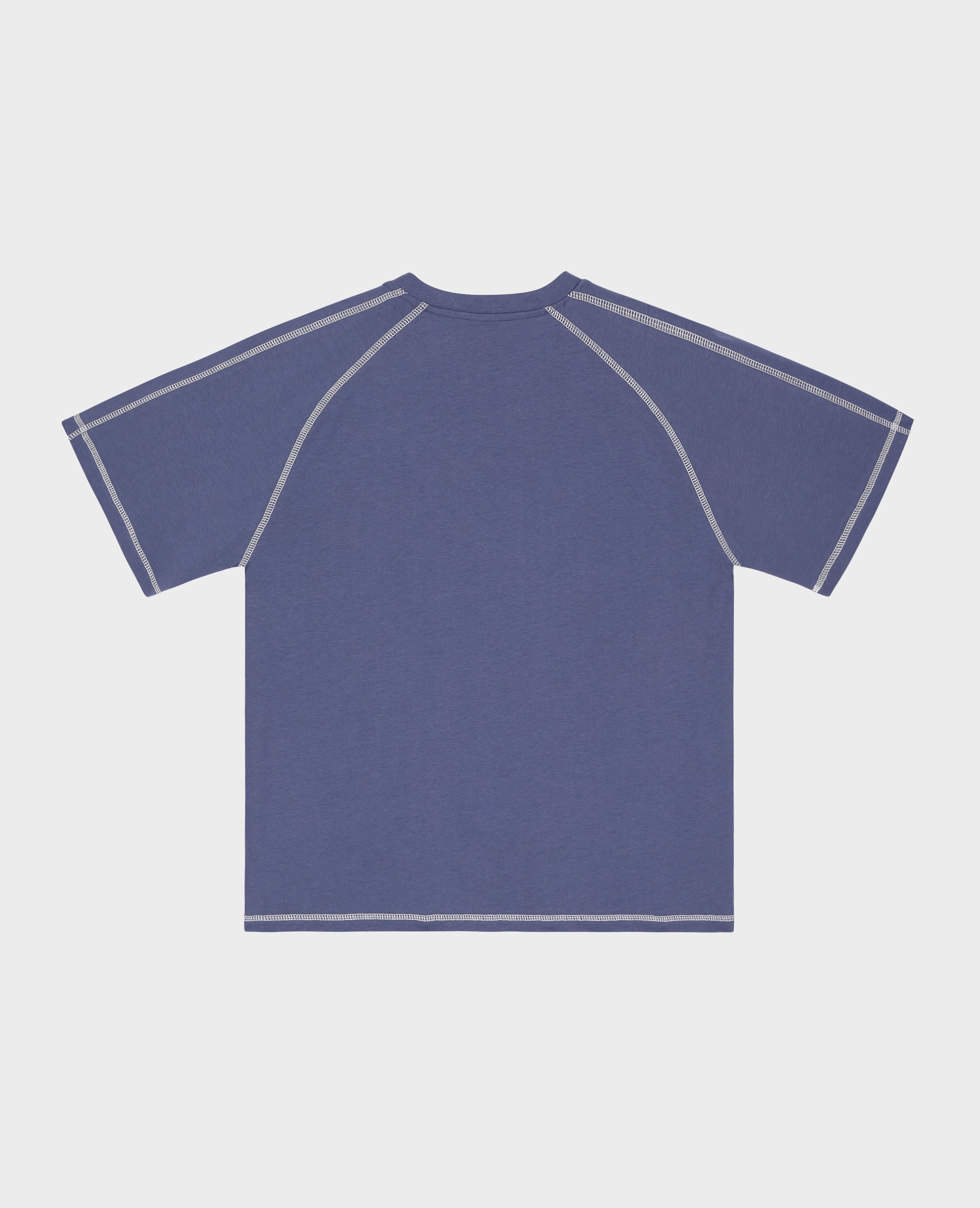 Dunkelblaues 6-Sterne-Tech-T-Shirt