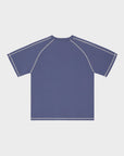 Dunkelblaues 6-Sterne-Tech-T-Shirt