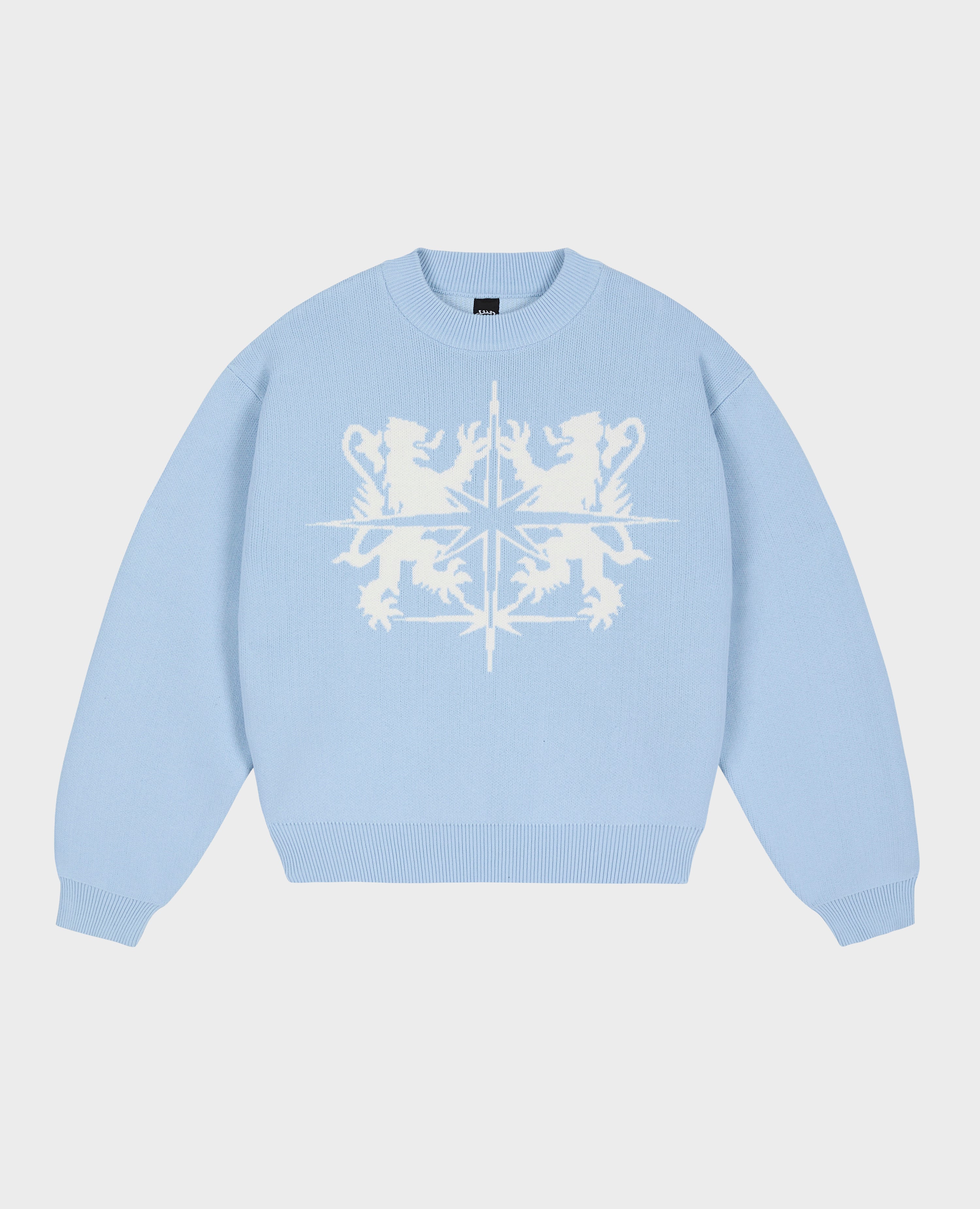 BLAUES BLASON-STRICK