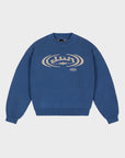 BLAUER TRAP-STRICK