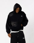 SCHWARZER RAW MILITÄR-HOODIE