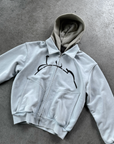ARCHIVBLAUE KAPUZENJACKE MIT REISSVERSCHLUSS
