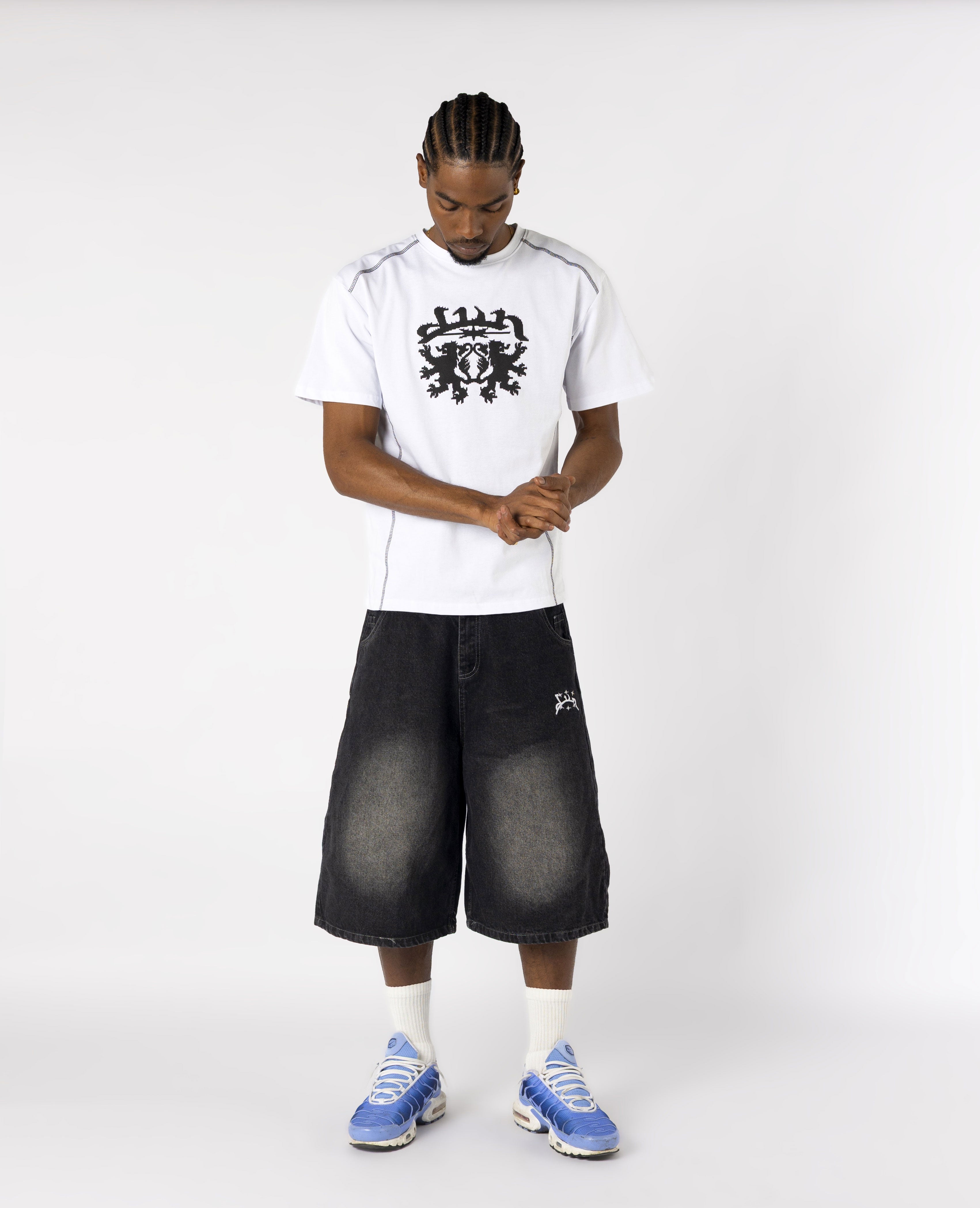 WEISSES TECHNIK-T-SHIRT
