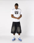 WEISSES TECHNIK-T-SHIRT