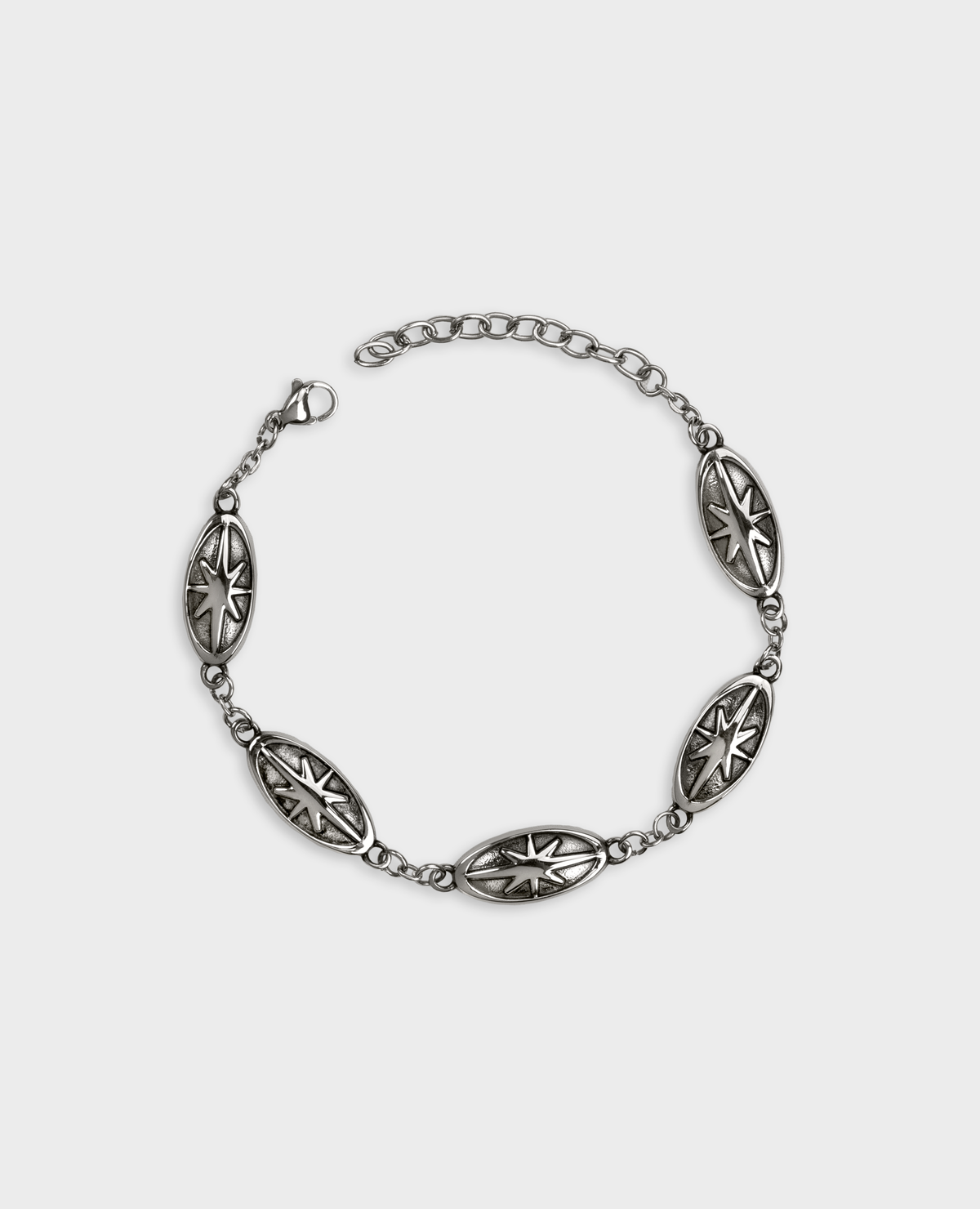 Armband mit schwarzem Globus