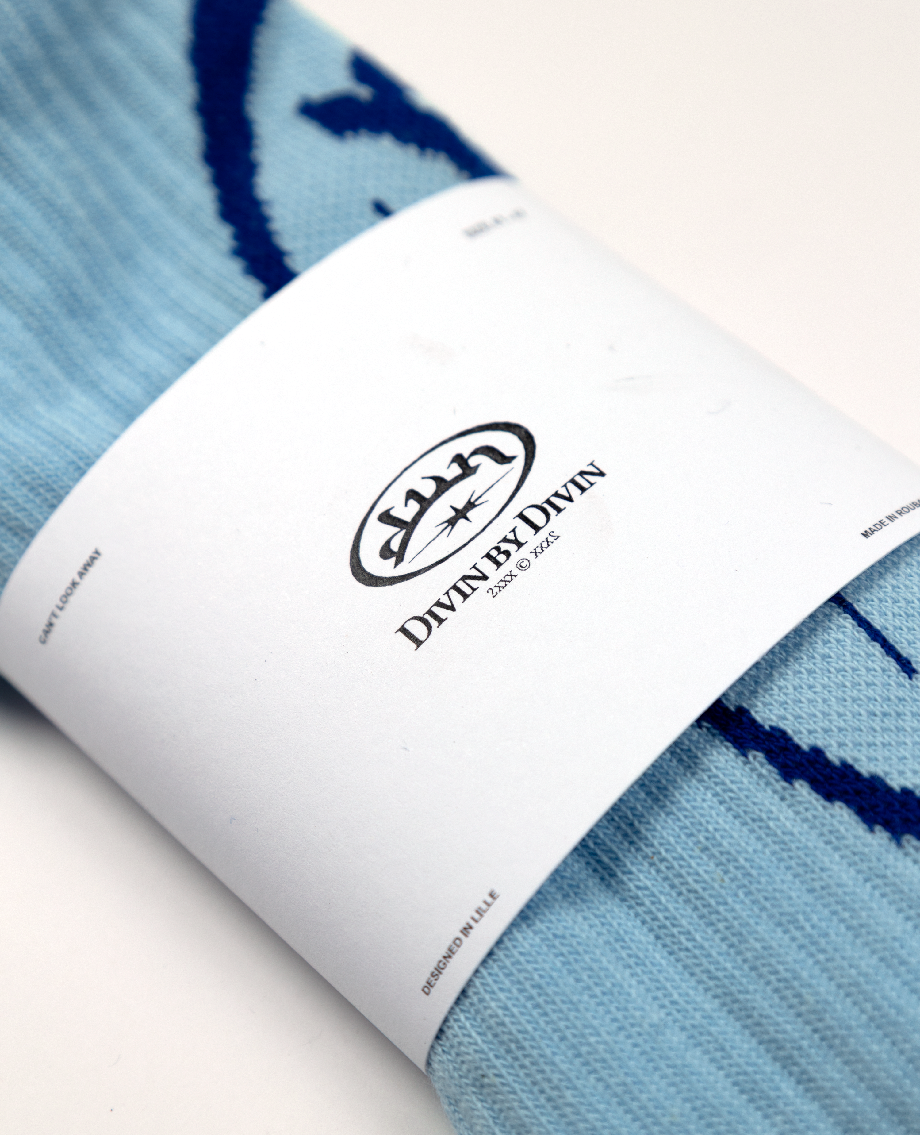 BLAUE SOCKEN - HERGESTELLT IN ROUBAIX