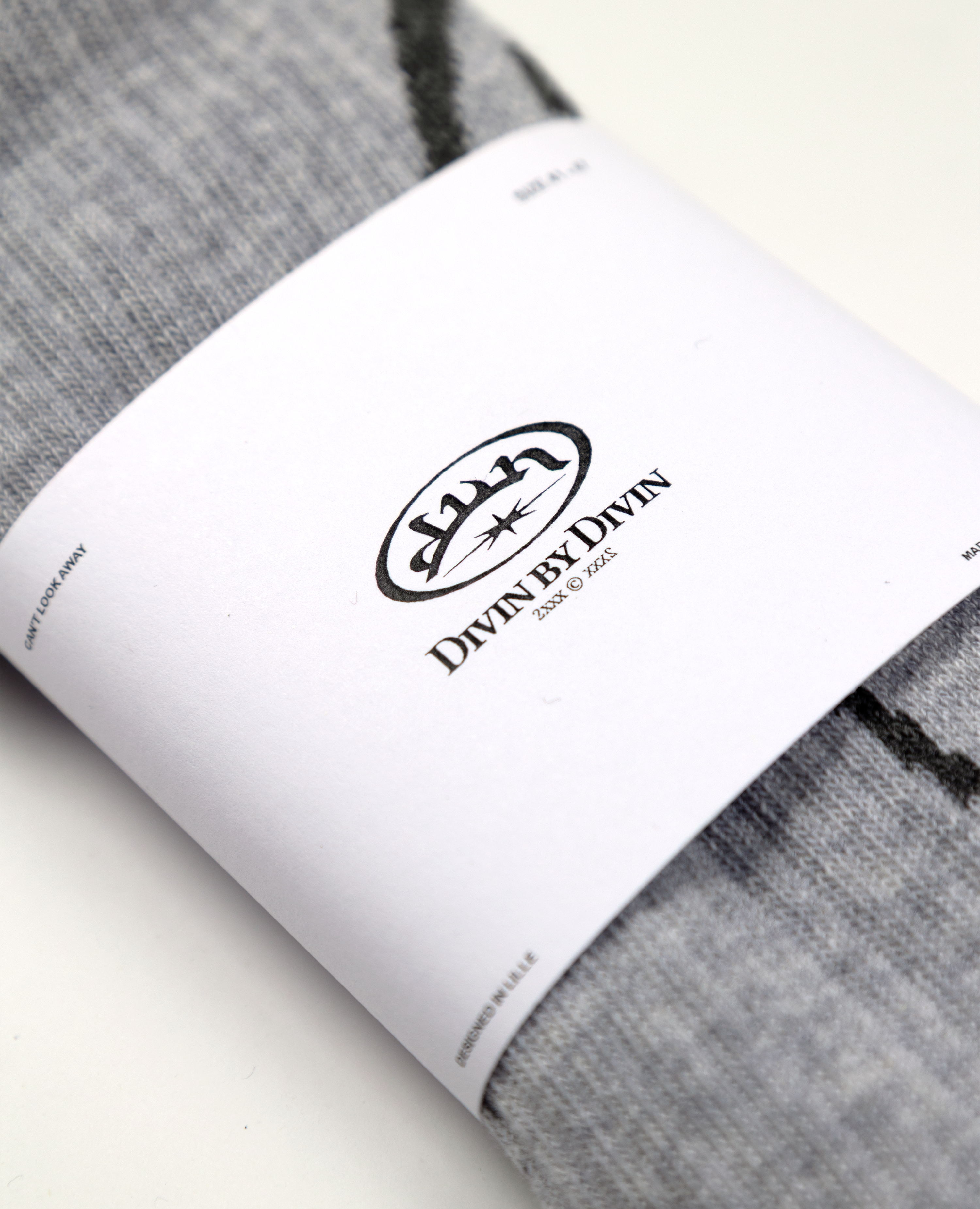 GRAUE SOCKEN - HERGESTELLT IN ROUBAIX