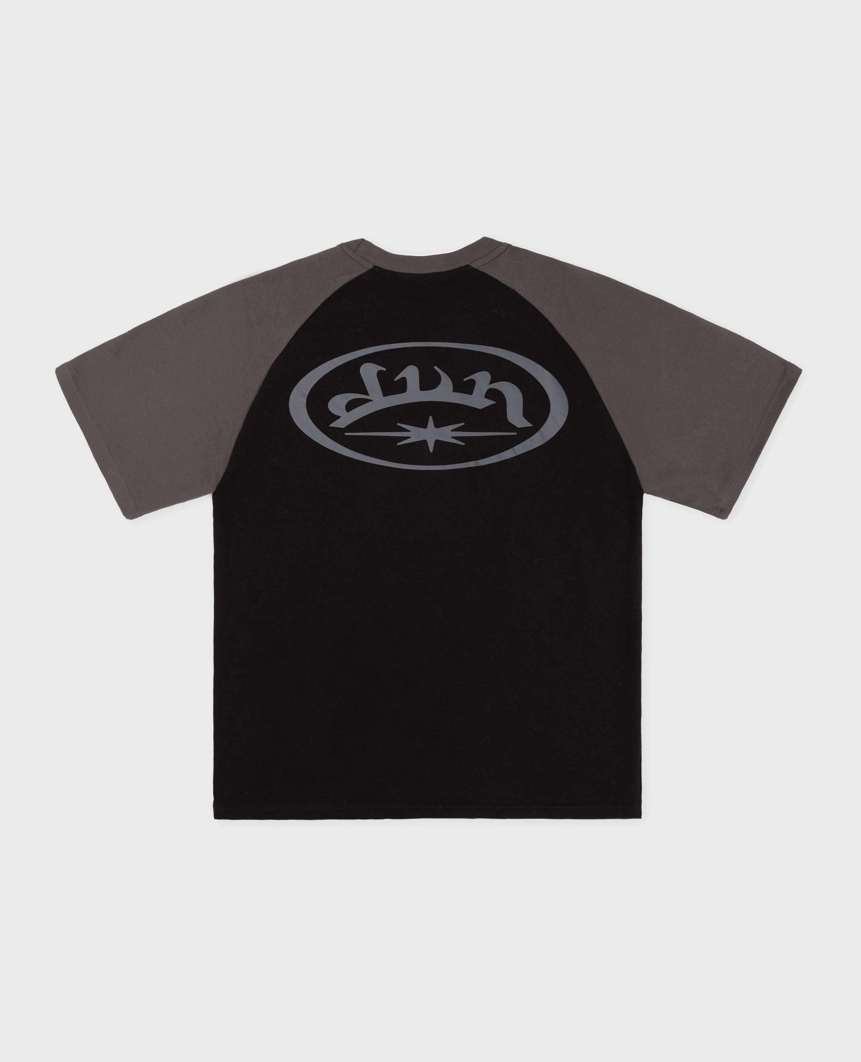 SCHWARZES FUTURA1 RAGLAN-T-SHIRT