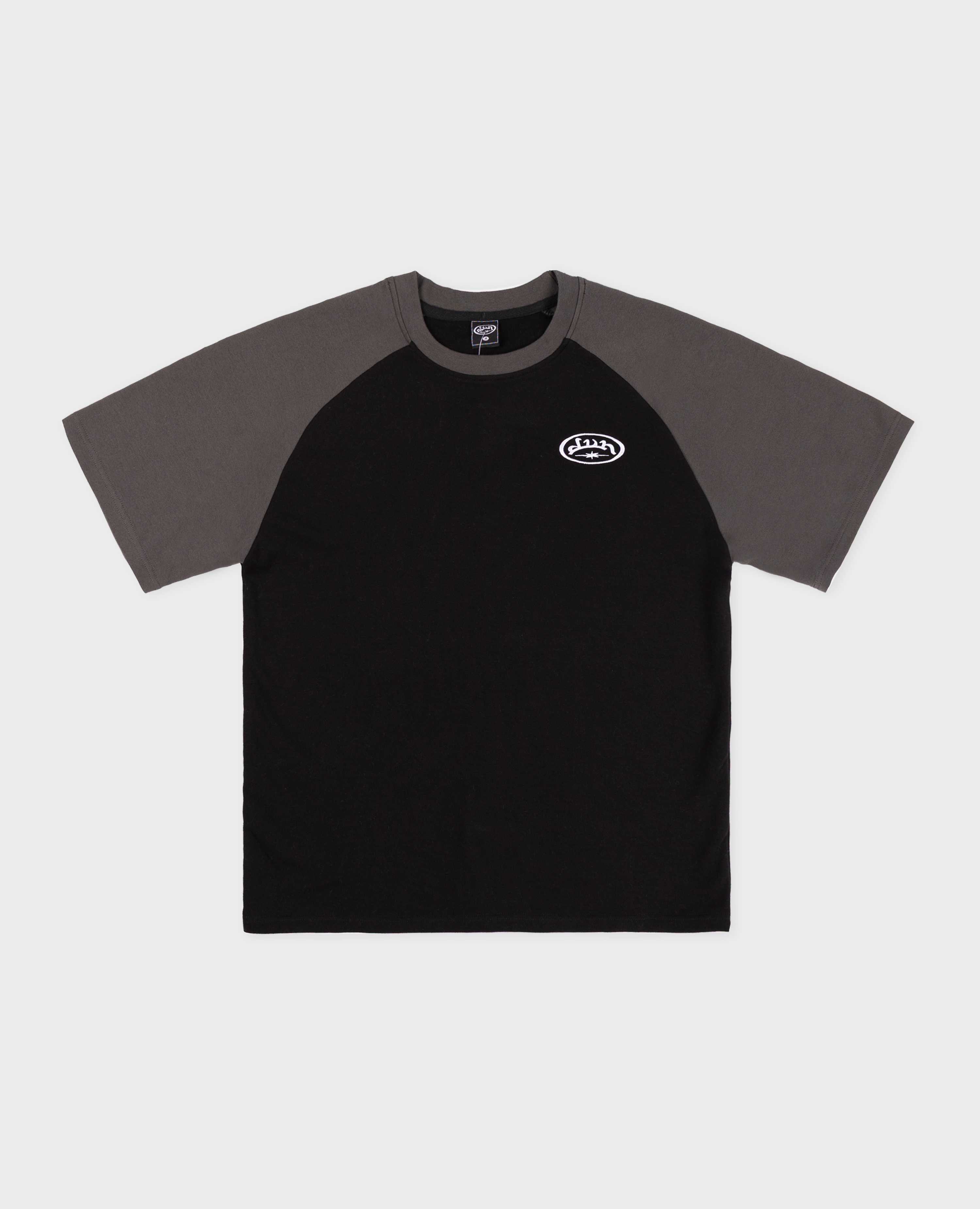SCHWARZES FUTURA1 RAGLAN-T-SHIRT