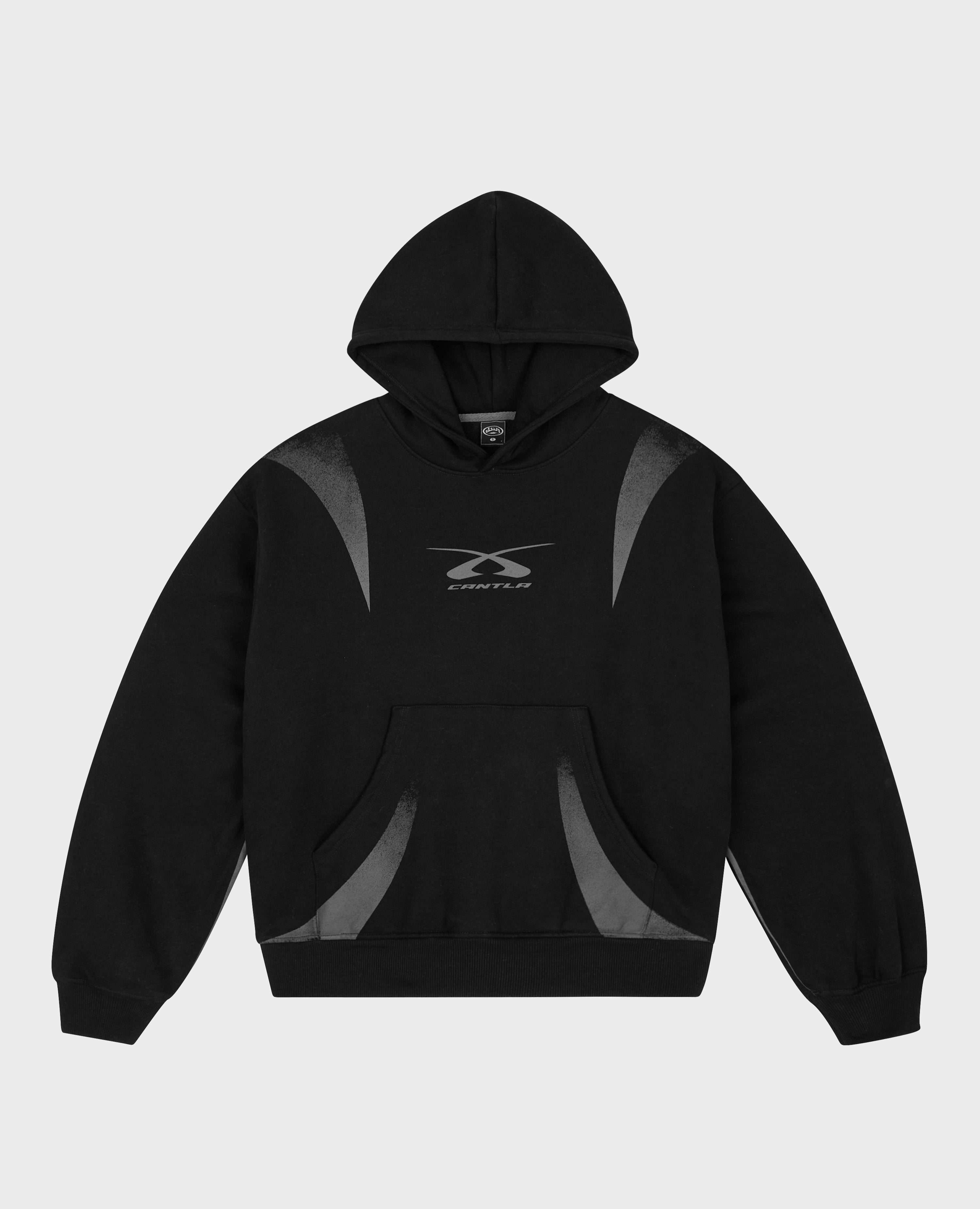 SCHWARZER RALLYE-HOODIE