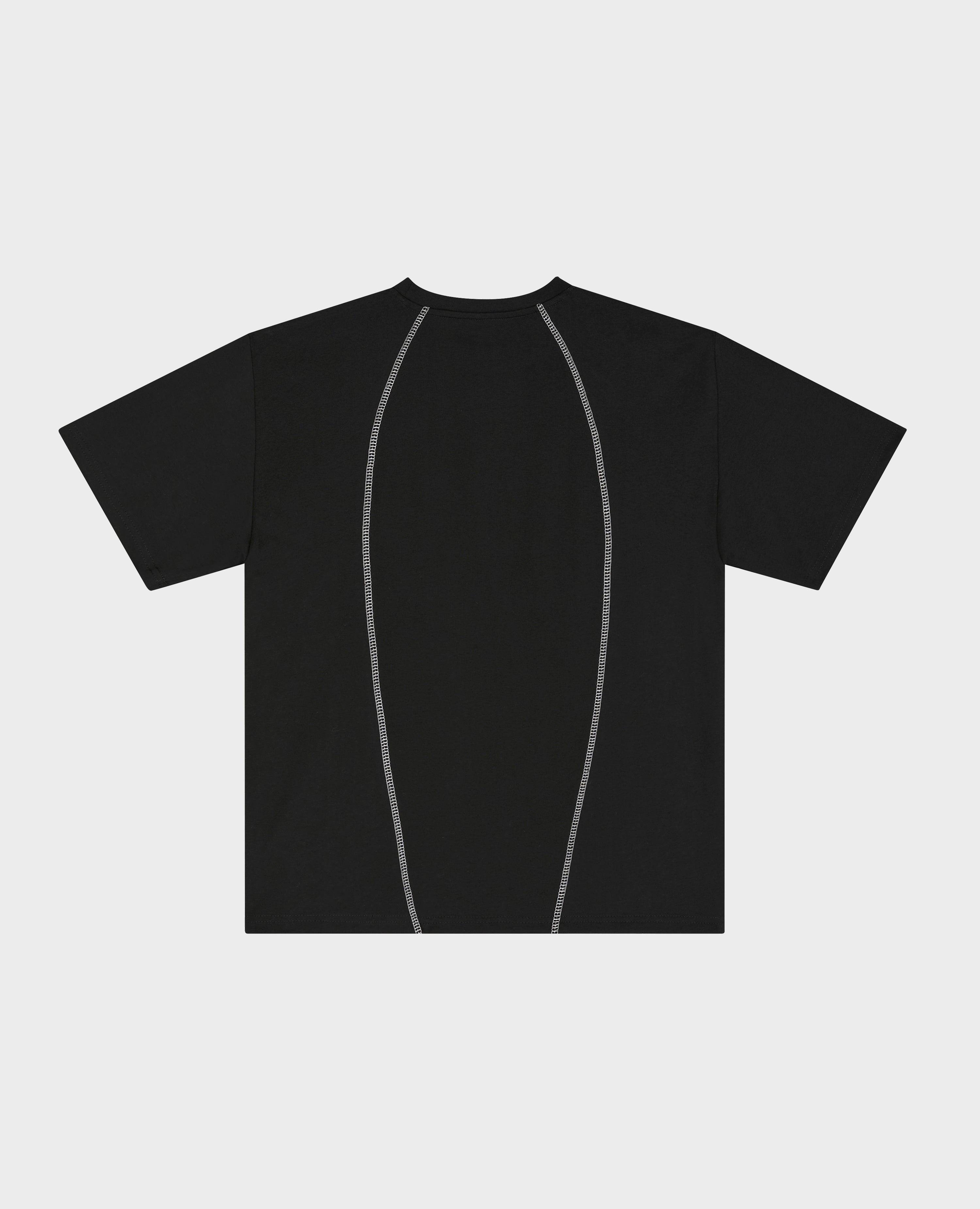 SCHWARZES TECHNIK-T-SHIRT