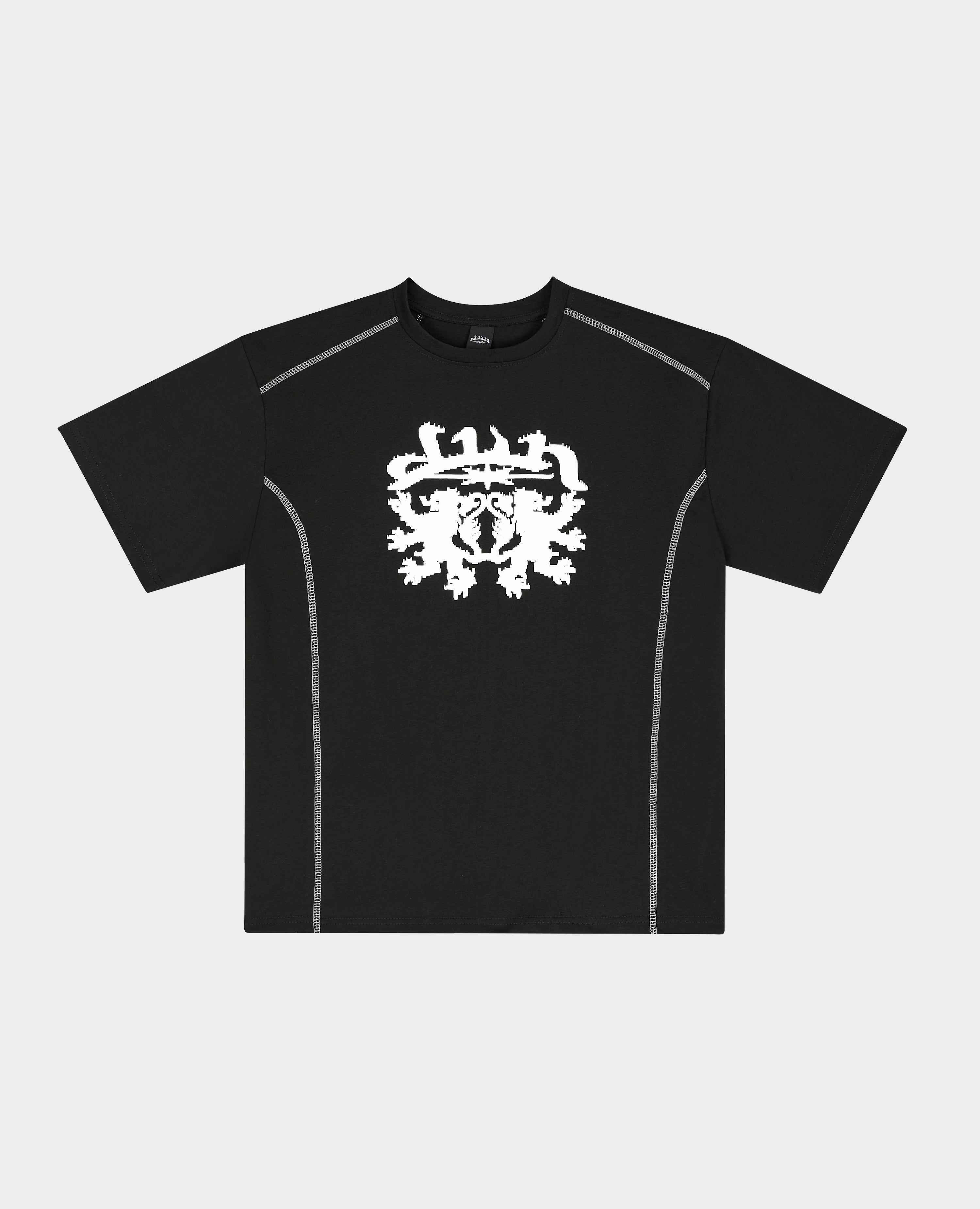SCHWARZES TECHNIK-T-SHIRT