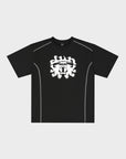 SCHWARZES TECHNIK-T-SHIRT