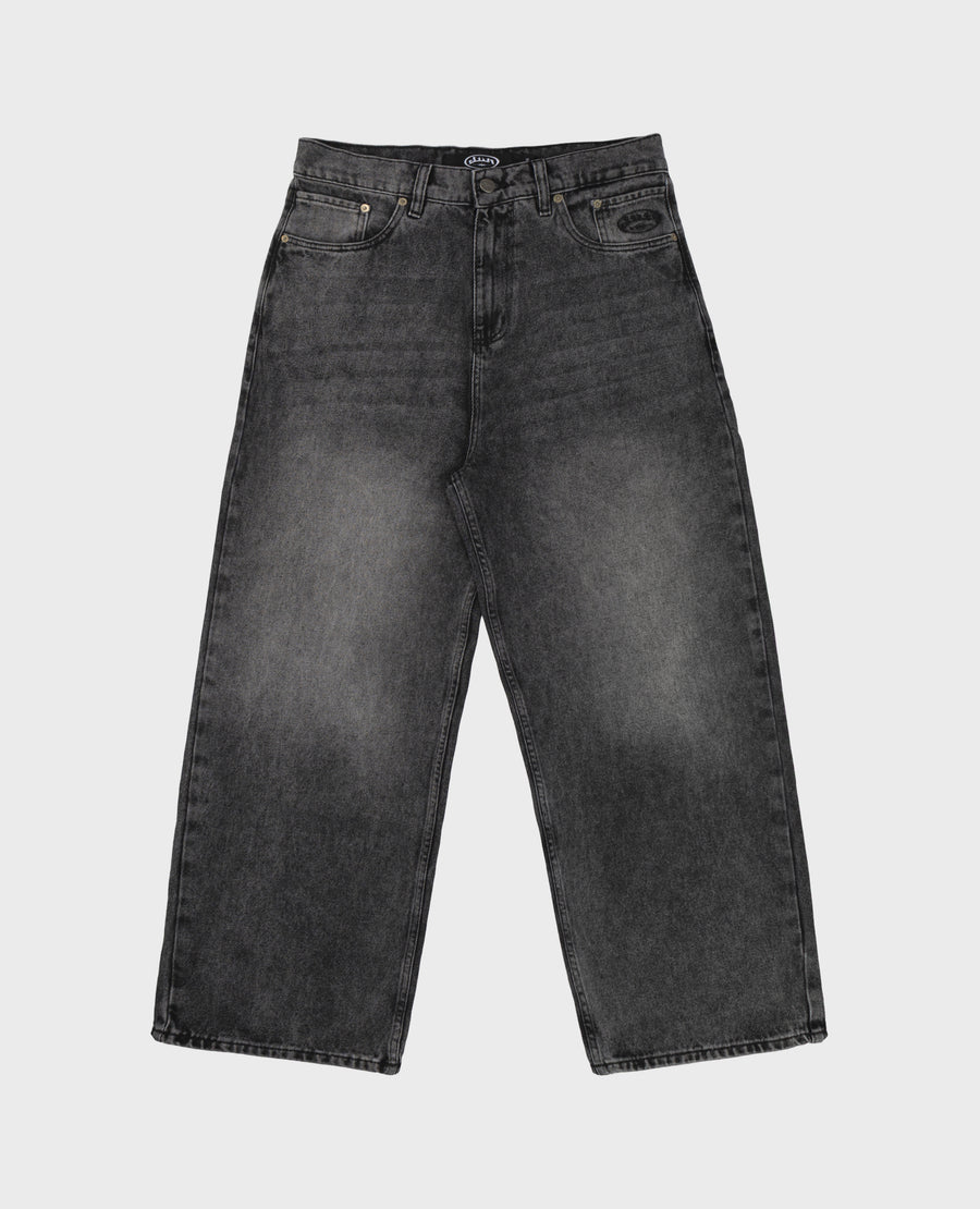 WASHED GREY BEAST DENIM