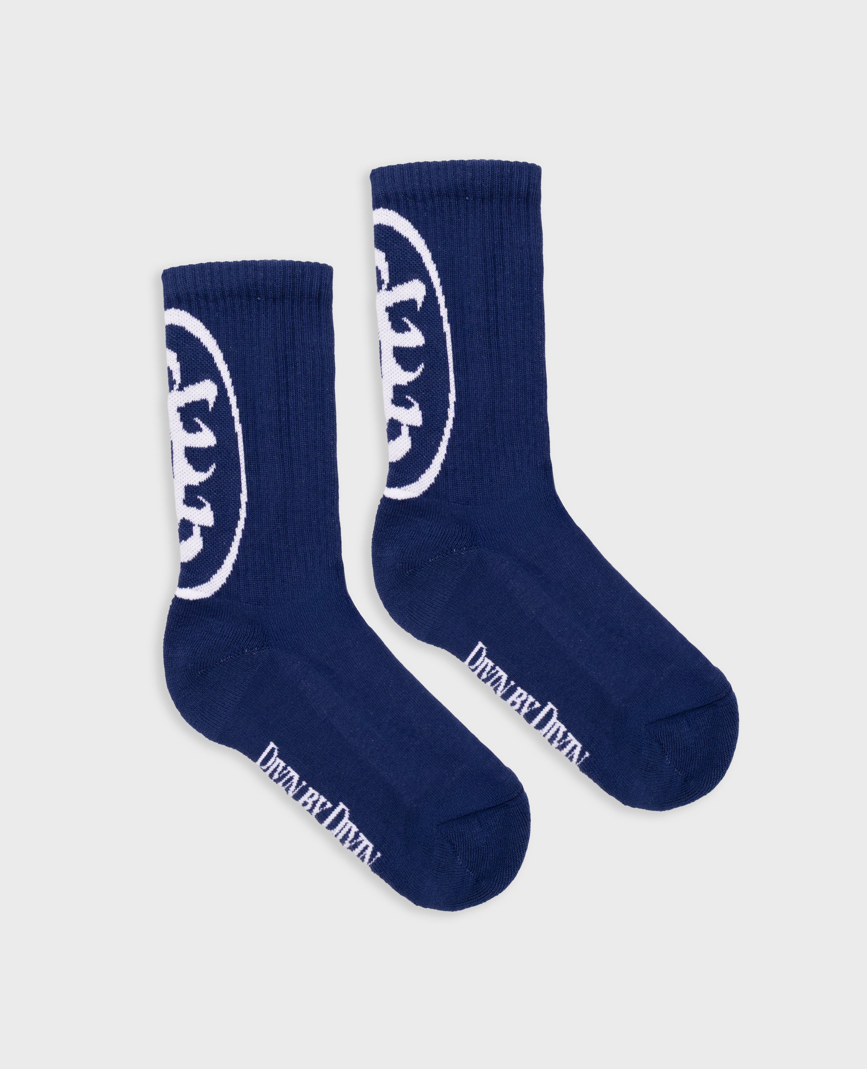 Dunkelblaue Socken – hergestellt in Roubaix