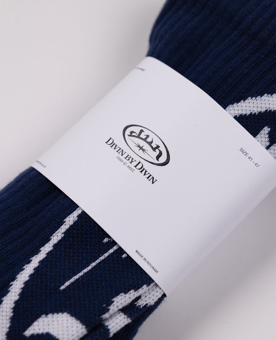 DARK BLUE SOCKS - MADE IN ROUBAIX