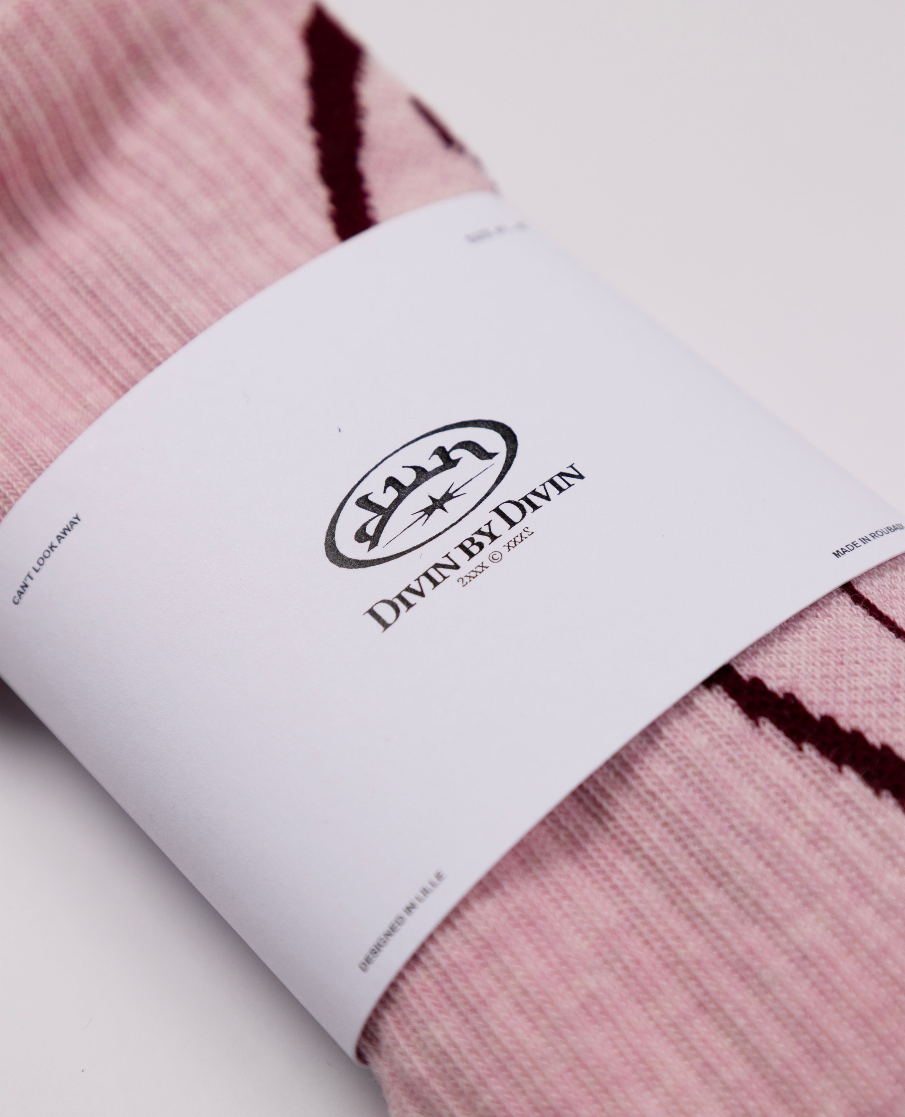 ROSA SOCKEN - HERGESTELLT IN ROUBAIX