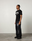 T-Shirt mit schwarzen Tieren