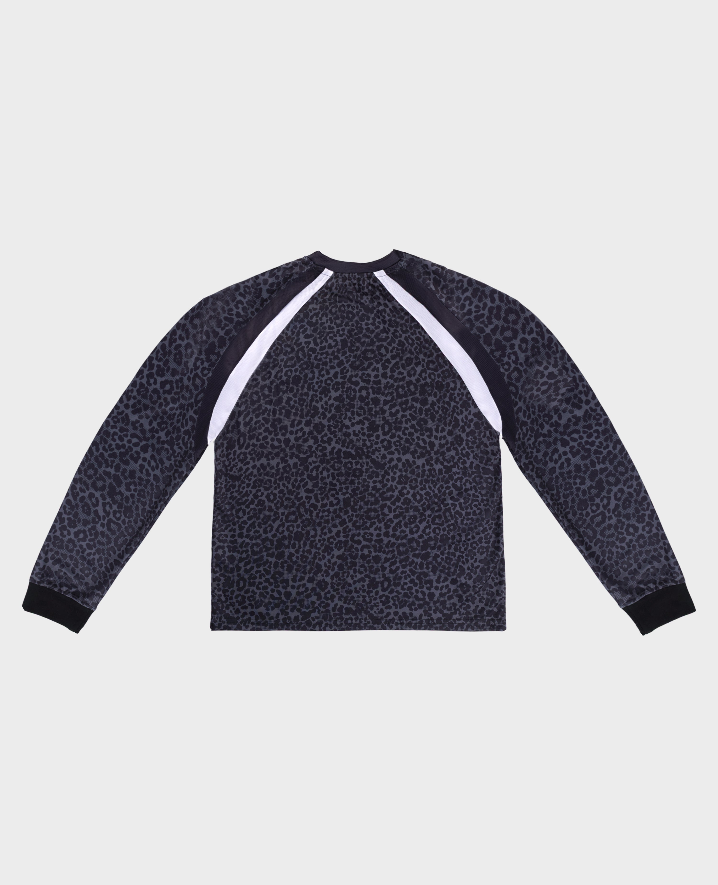 Langarmtrikot mit schwarzen Tiermotiven
