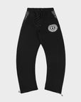Jogginghose mit schwarzem Leopardenmuster