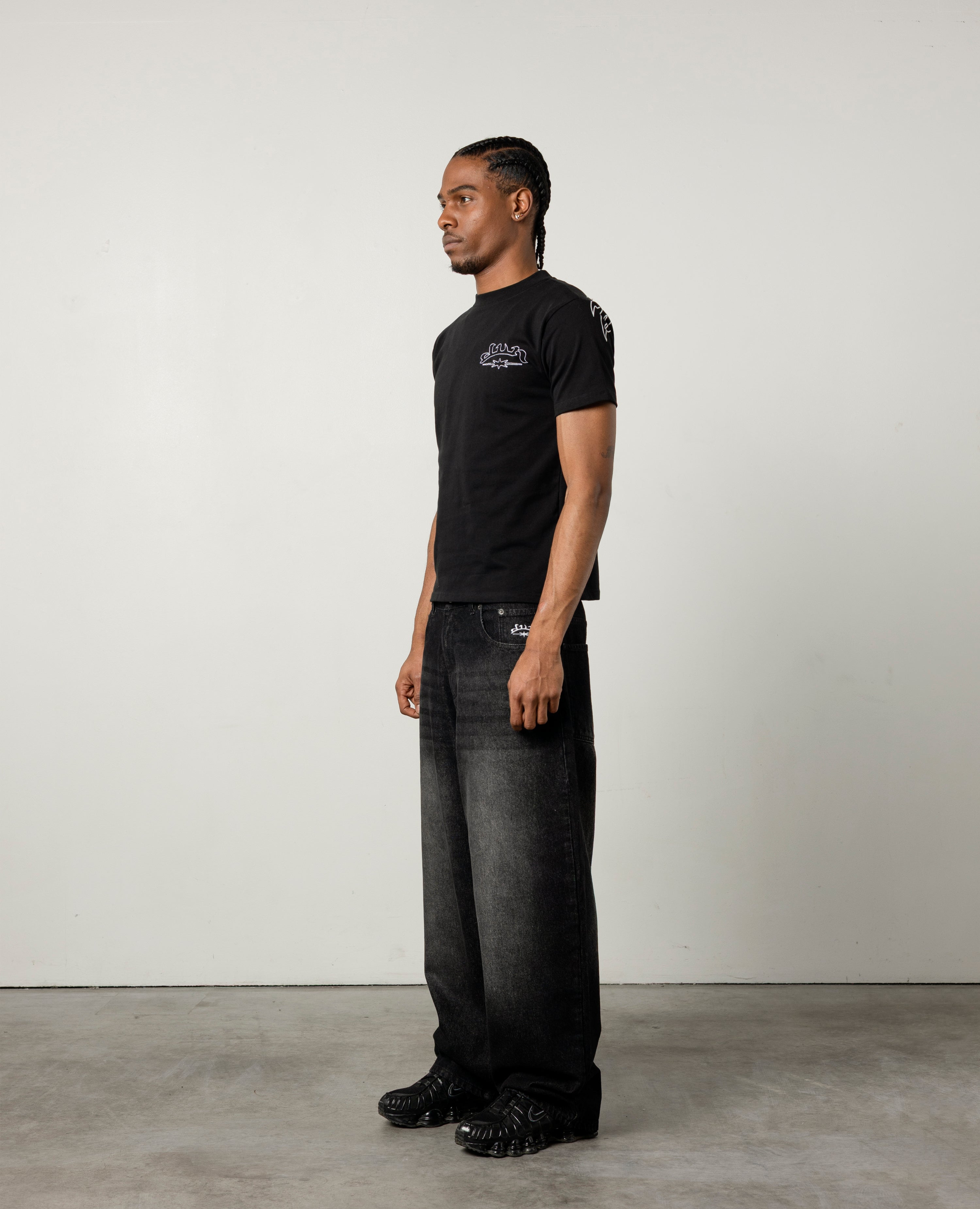 SCHWARZES FLANDERN-WAPPEN-T-SHIRT