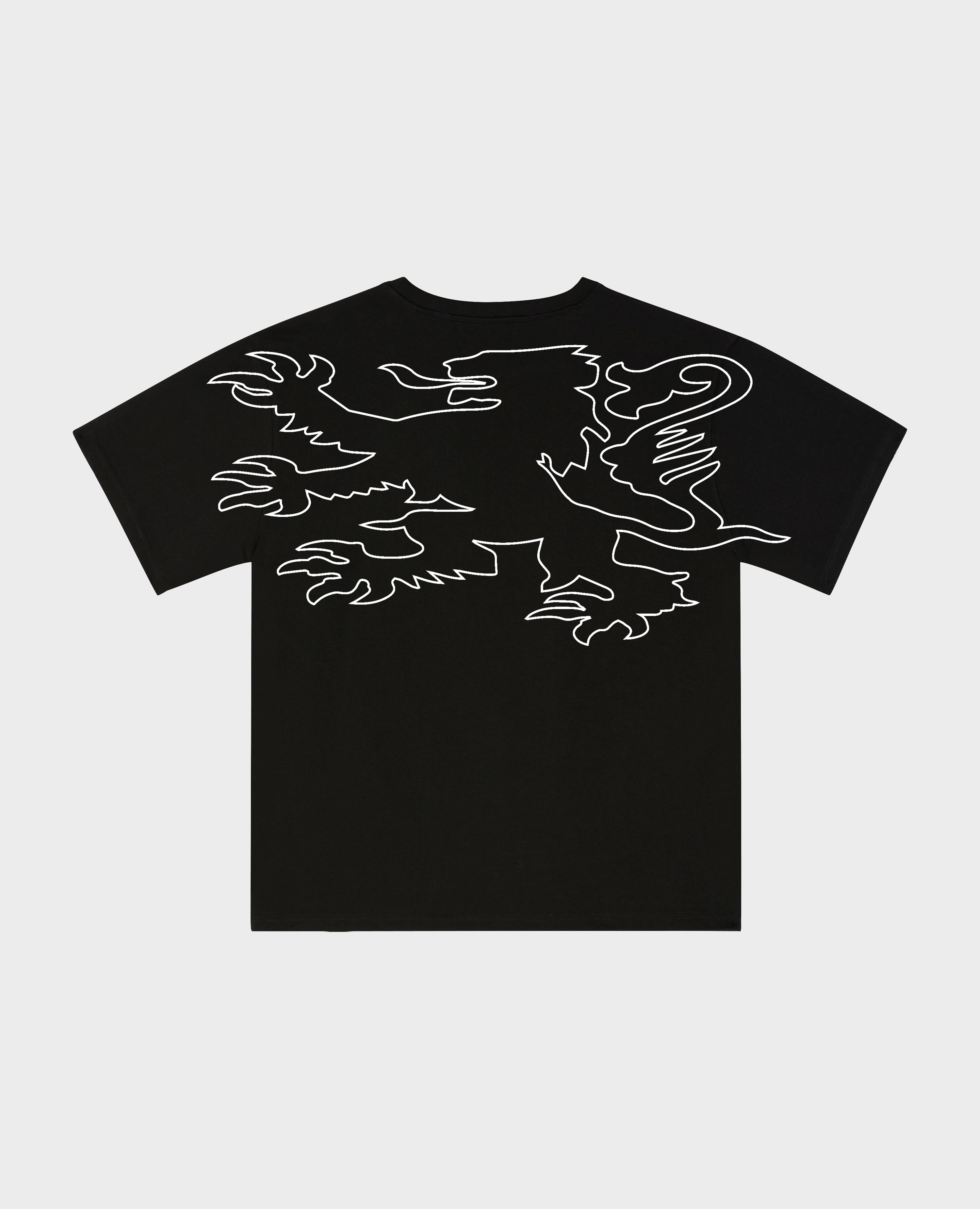 SCHWARZES FLANDERN-WAPPEN-T-SHIRT