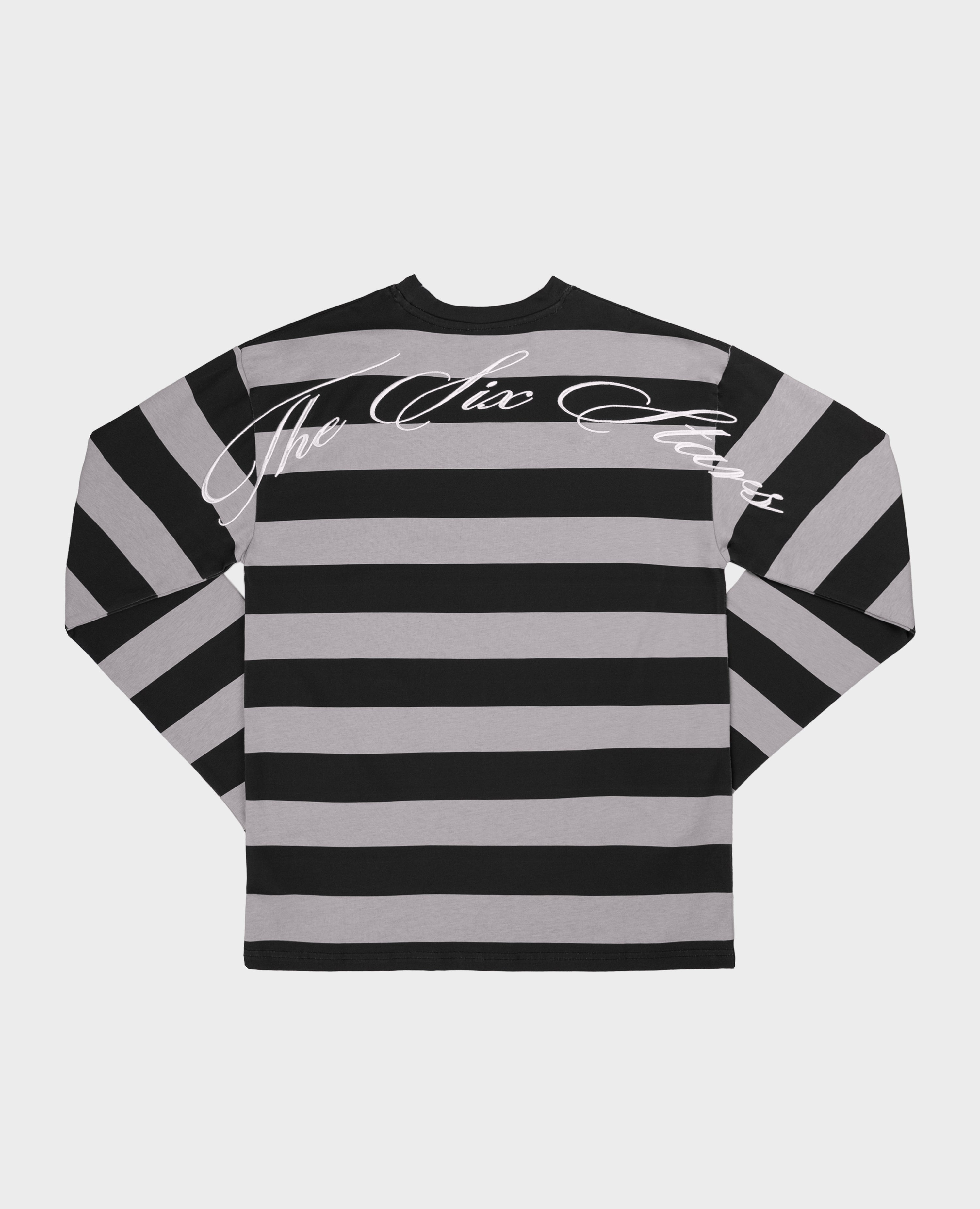 SCHWARZES VERTRÄUMTES LANGARM-SHIRT