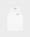WEISSES WAFFEL-TANKTOP