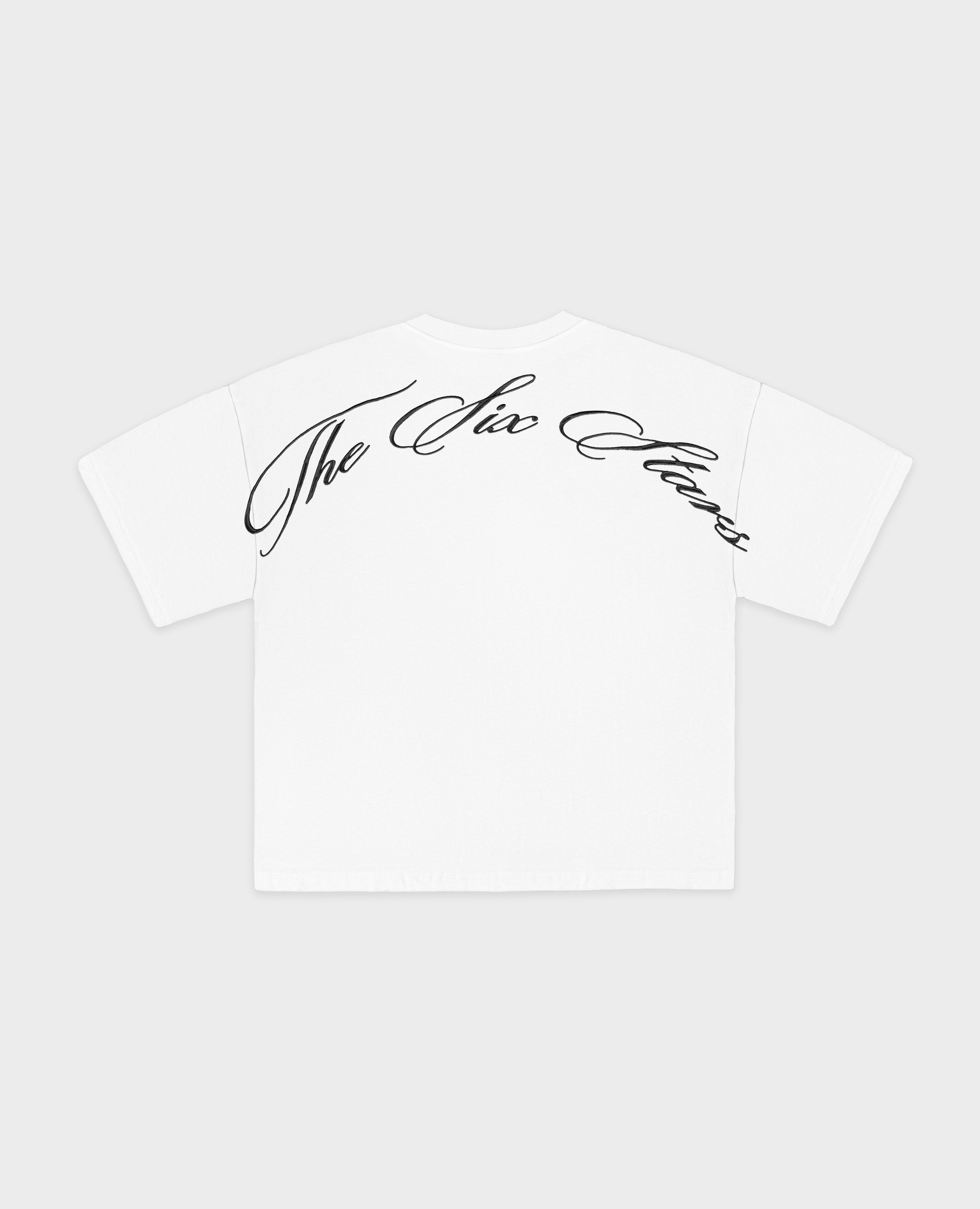 DAS SIX STARS T-SHIRT - WEISS